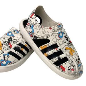 Adidas X Disney Big Kids Sz 1 Mickey Pluto Donald Water Shoes Sandals Boys Girls